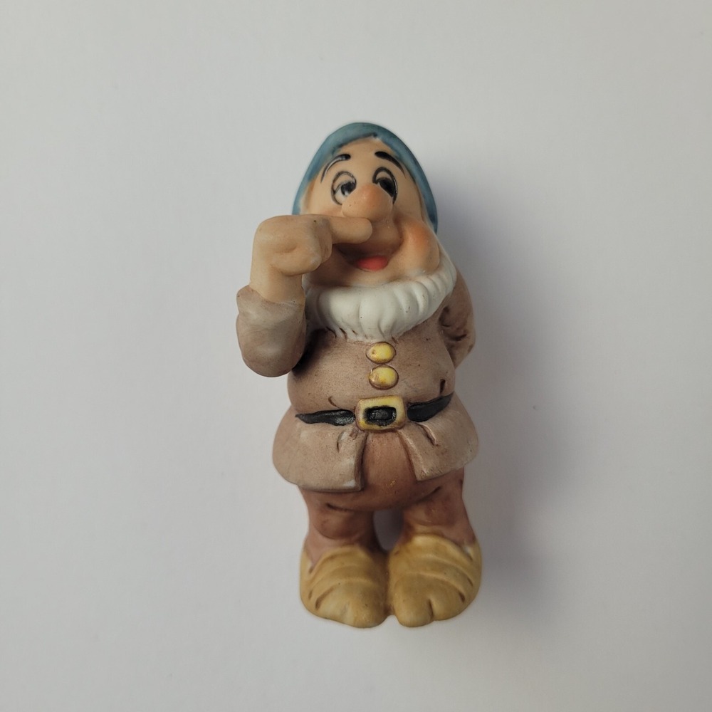Disney Porcelain Figurine Sneezy 1 of the 7 Dwarfs